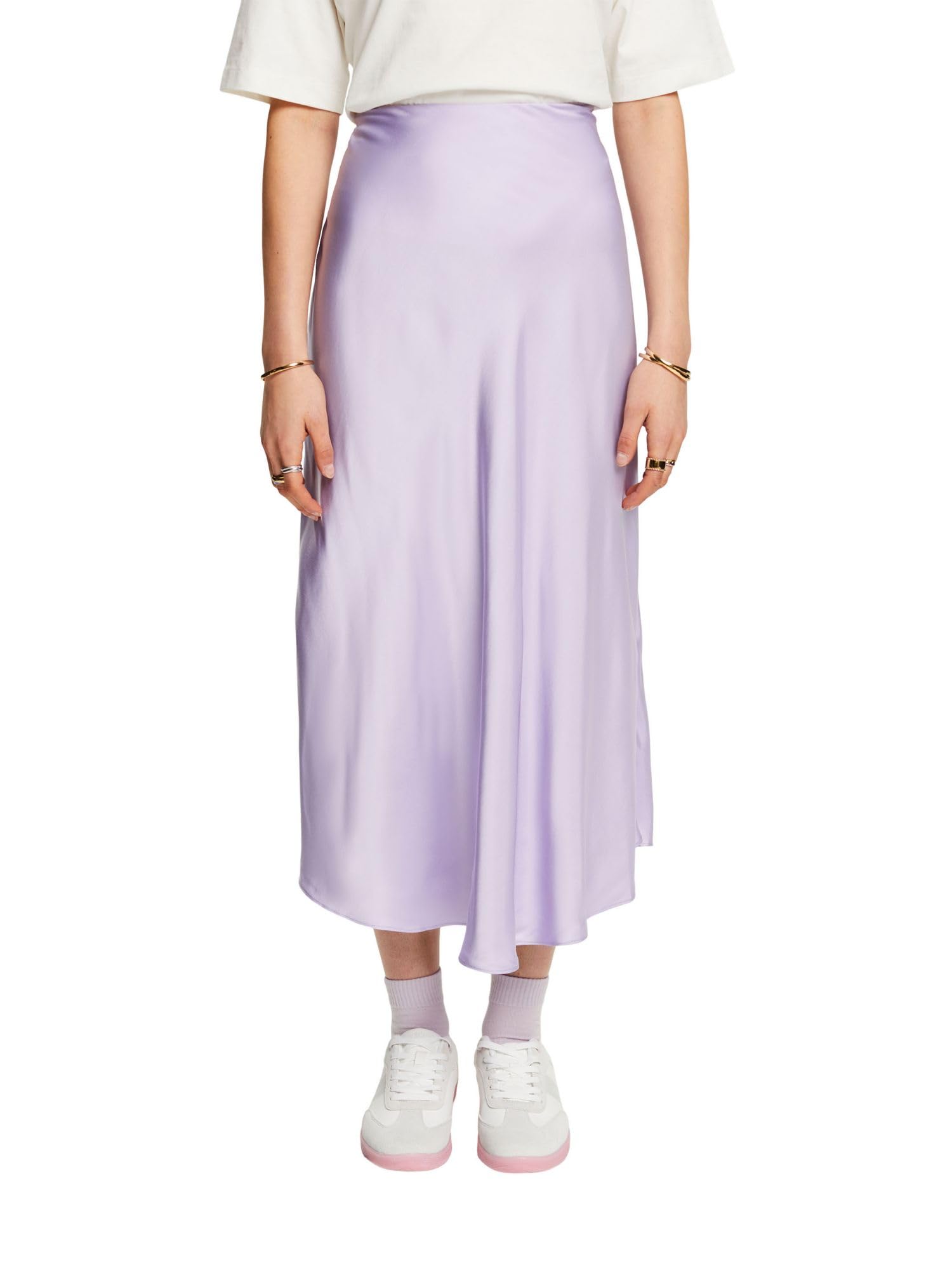 ESPRIT Women's 024ee1d311 Skirt, 570/Lavender, 10