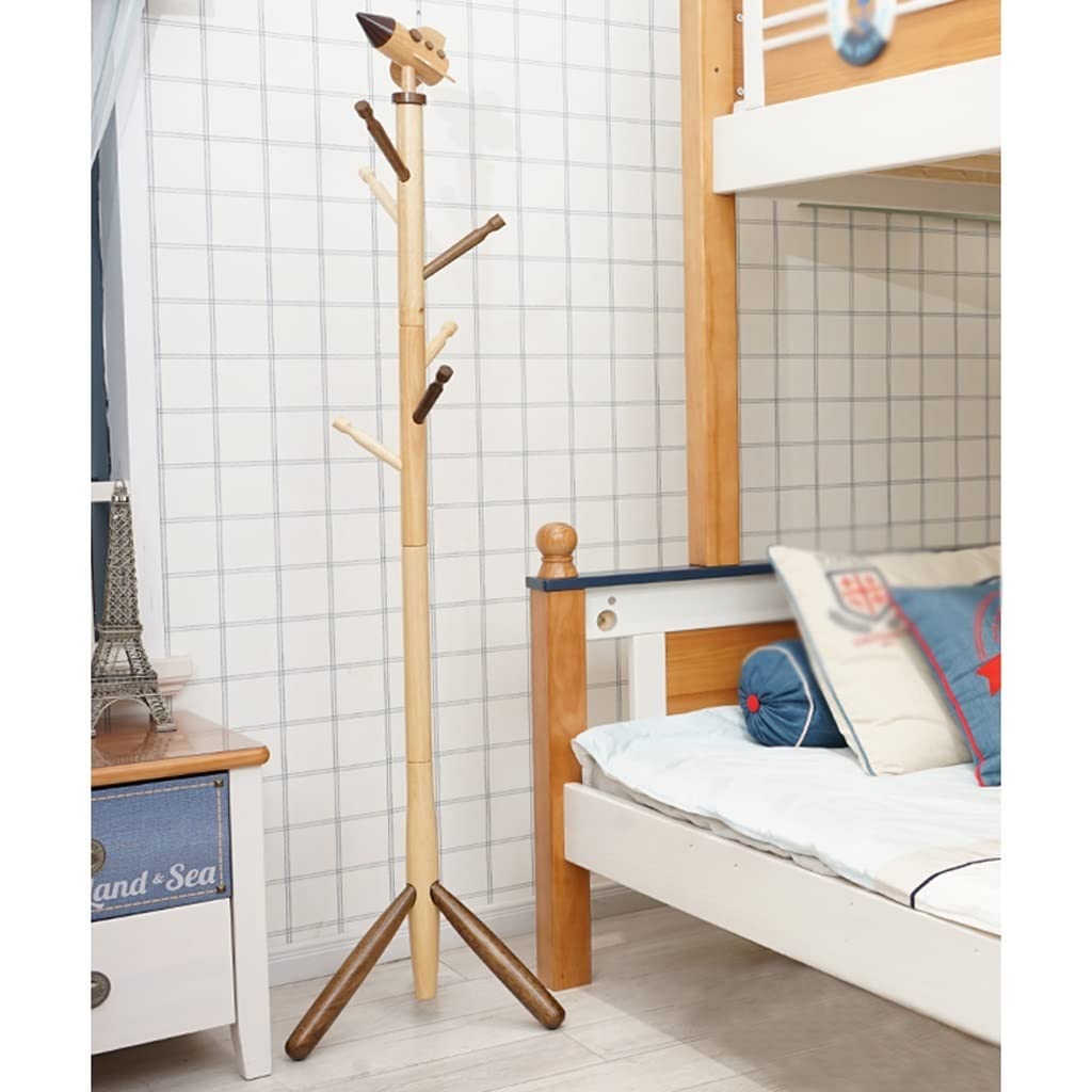 Kapstok Vloer-staande metalen jas rack huishoudelijke creatieve boom-vormige jas plank woonkamer corridor hoekjas rekken met marmeren basis Organisatorrek (Color : Black-A