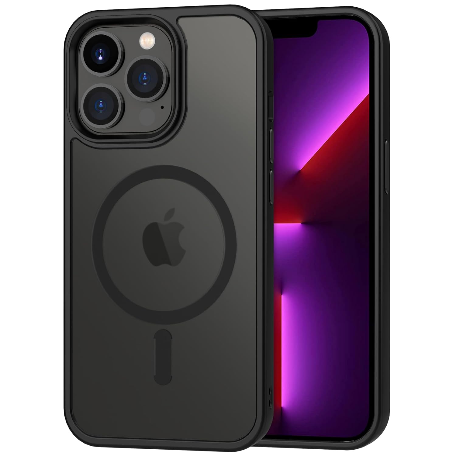 CACOE Magnetic Case for iPhone 13 Pro 6 1 inch-Compatible with MagSafe Magnetic Car Phone Mount Anti-Fingerprint TPU