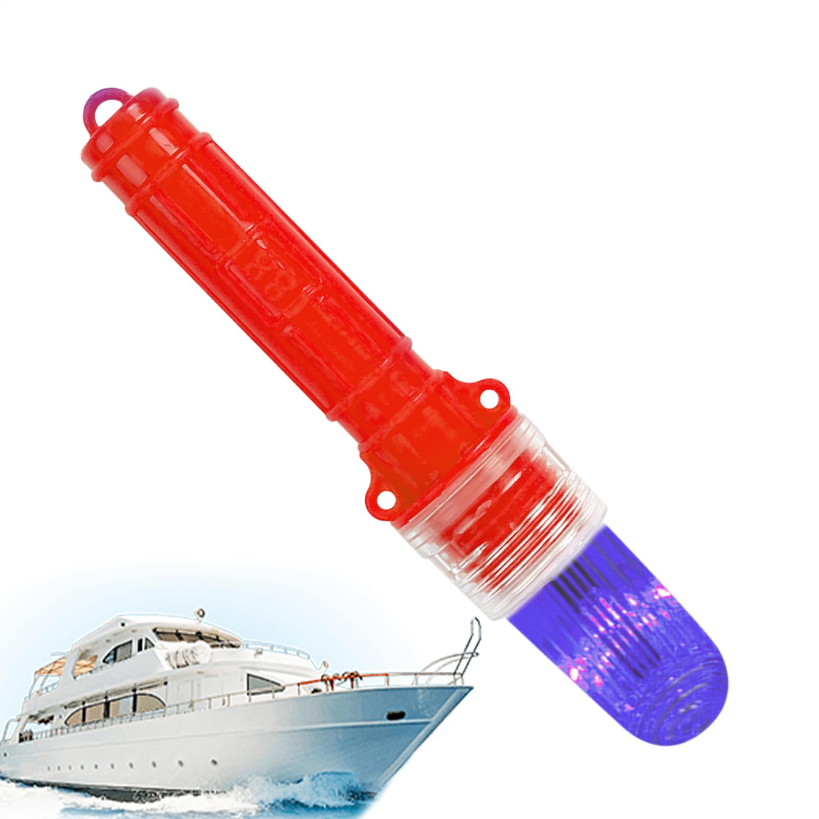 Luce Stroboscopica Marina - Segnalatore per Reti da Pesca - Lampada Segnaletica per Boe e Indicatore di Posizione Marittima
