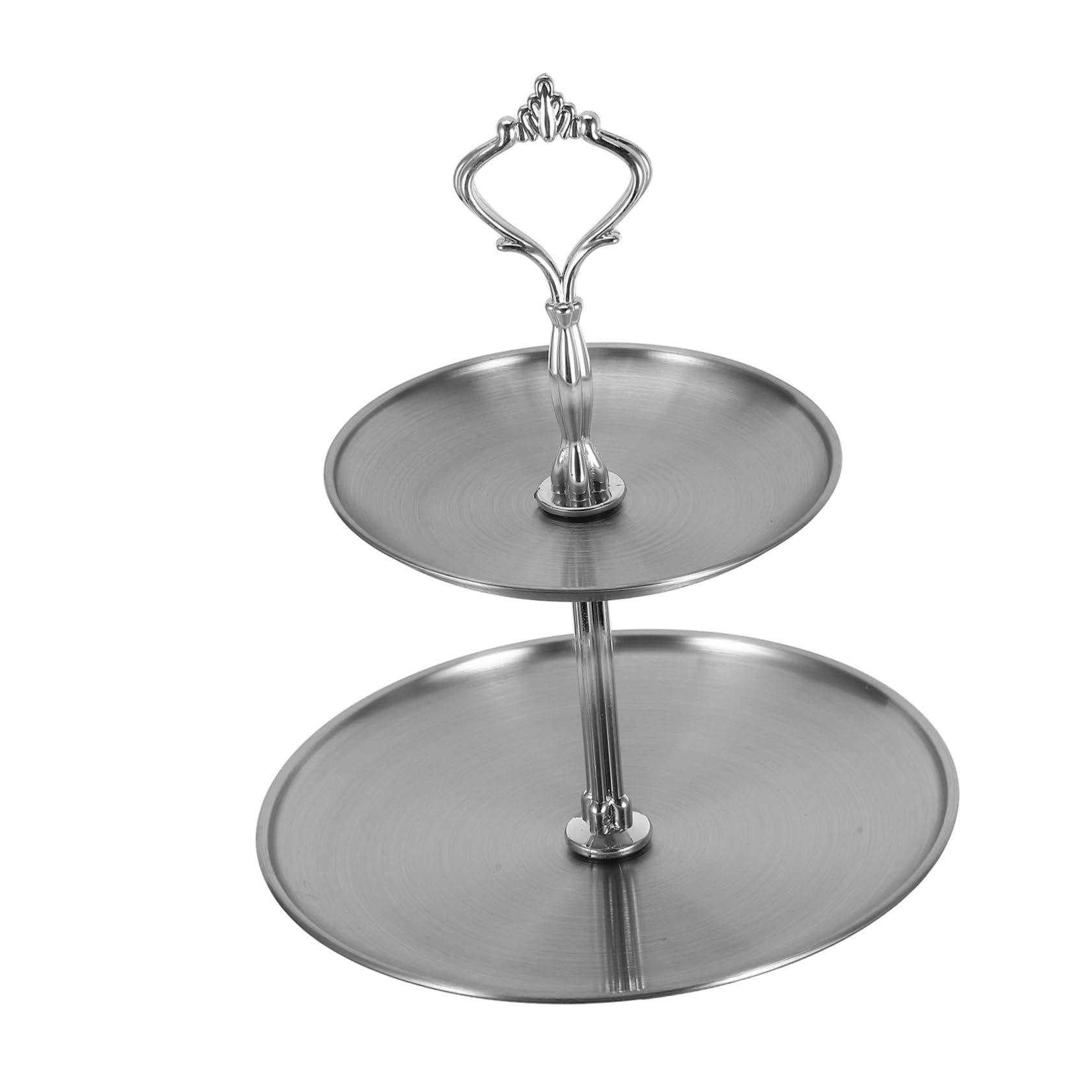 FUNOMOCYA Stainless Steel Dessert Display Stand Elegant Cake Holder for Weddings Parties Home Gatherings Easy to Clean Fruit Tray with Generous Capacity