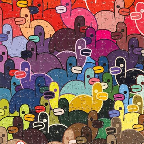 Image of Jigsaw Puzzle 500 Pieces- All of The Quacks Theme by Murtaza M. Bookwala Fun & Challenging Mind Games Puzzle Game Activity for Adults & Kids - Educational Toy