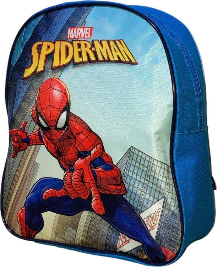arlis Sac à dos pour enfant avec fermeture éclair, pour l'école et les loisirs - 30 X25 X 10 Cm (Sac à dos spiderman, 30X25X10)