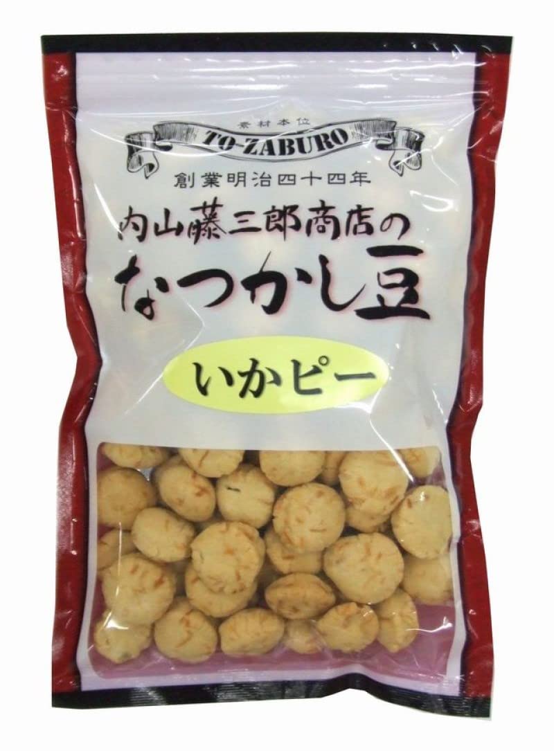 内山藤三郎商店 なつかし豆 いかピー 220g×4袋
