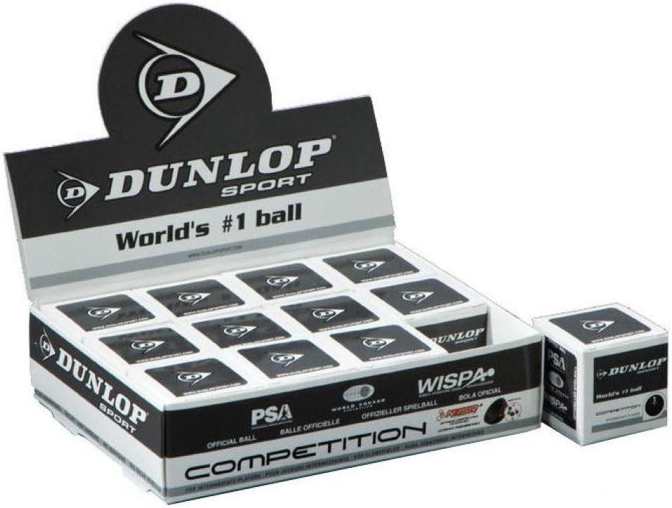Dunlop Competition Squash Ball - Dozen