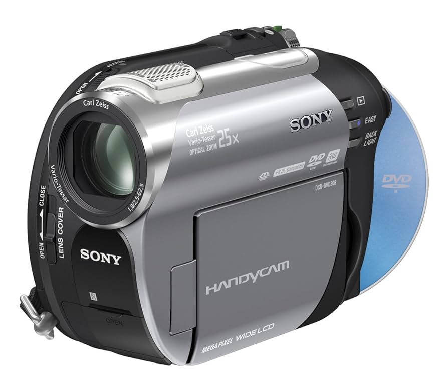 【動作OK】 SONY　Handycam　DCR-DVD308 Sony DCR-DVD308 1MP DVD Handycam Camcorder with 25x Optical