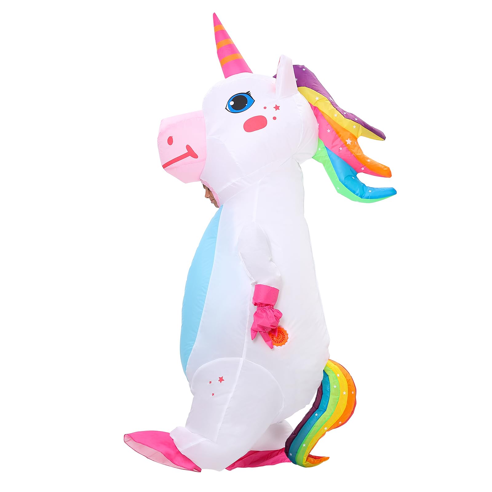 ThinkMax Inflatable Costume Kid Size, Full Body Air Blow-up Deluxe Halloween Costume for Boys and Girls Halloween Party, Cosplay, Dress up