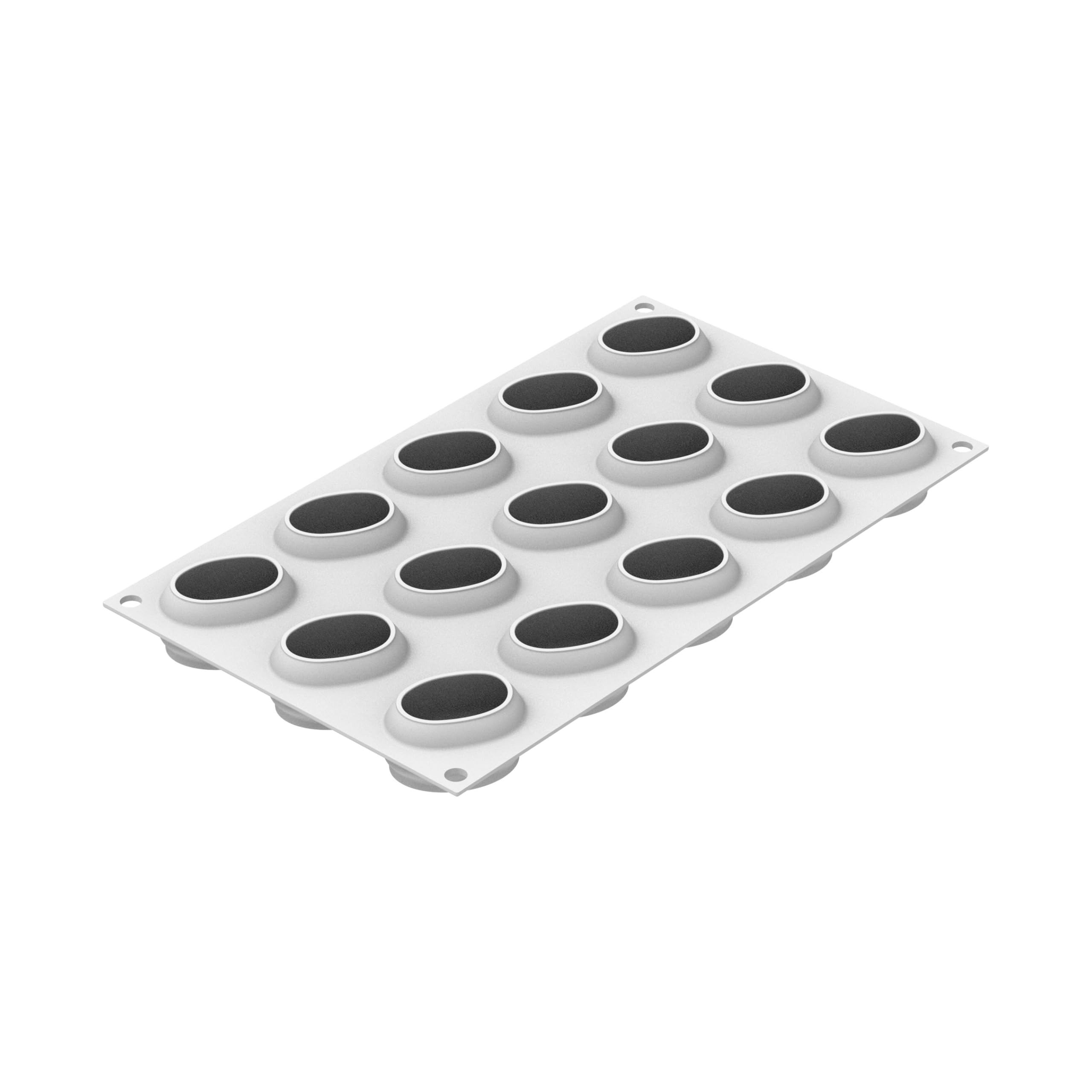 silikomart Pack Moldes de Silicona Postres 3 Formas 30 ml