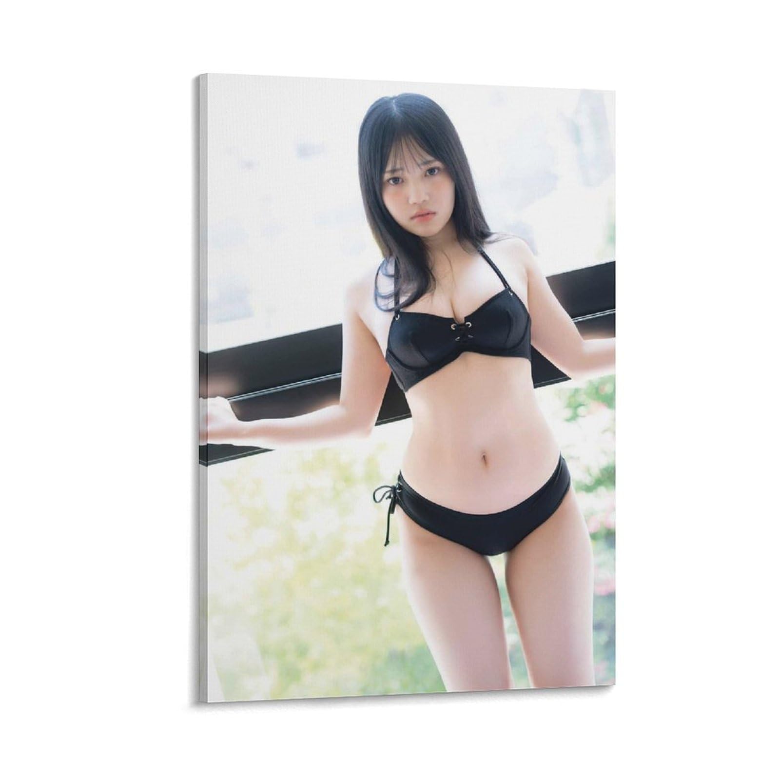 Amazon.co.jp: 鈴原すず キャンバスアートポスター 水着写真ポスター