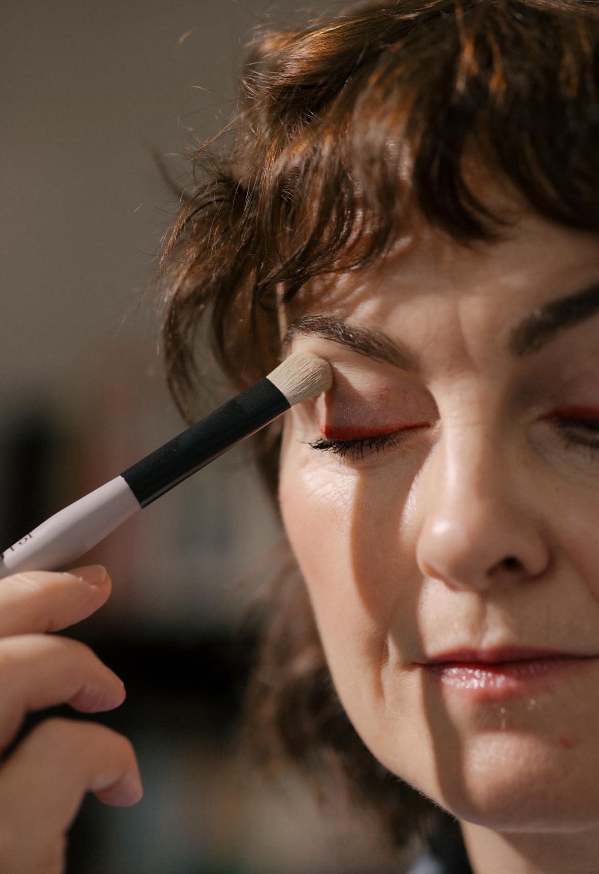 Make Up Brush Flat Eyeshadow, Rose Grey - Image 3