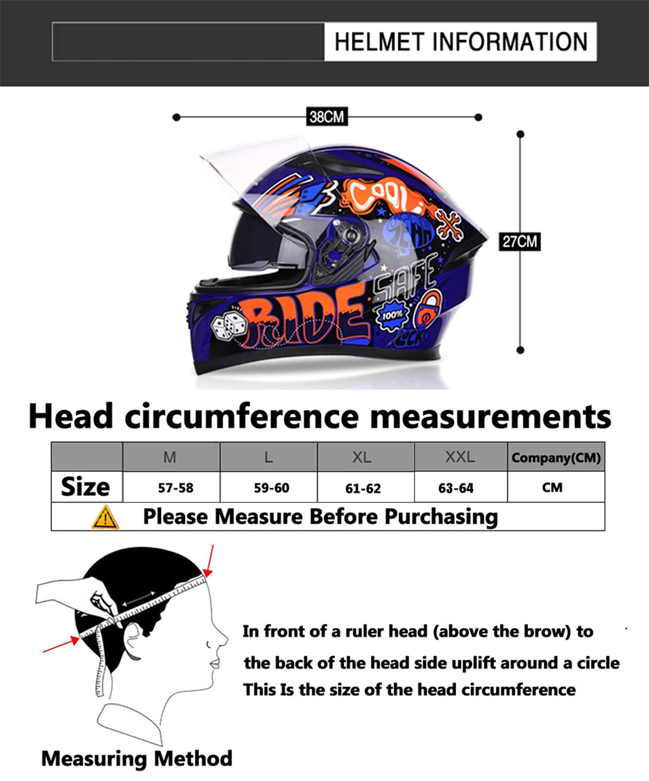 Casco Moto Integrato Con Bluetooth – Doppia Lente Anti-appannamento, Taglia M (57-58 Cm), Omologazioni ECE E DOT, In ABS - 4