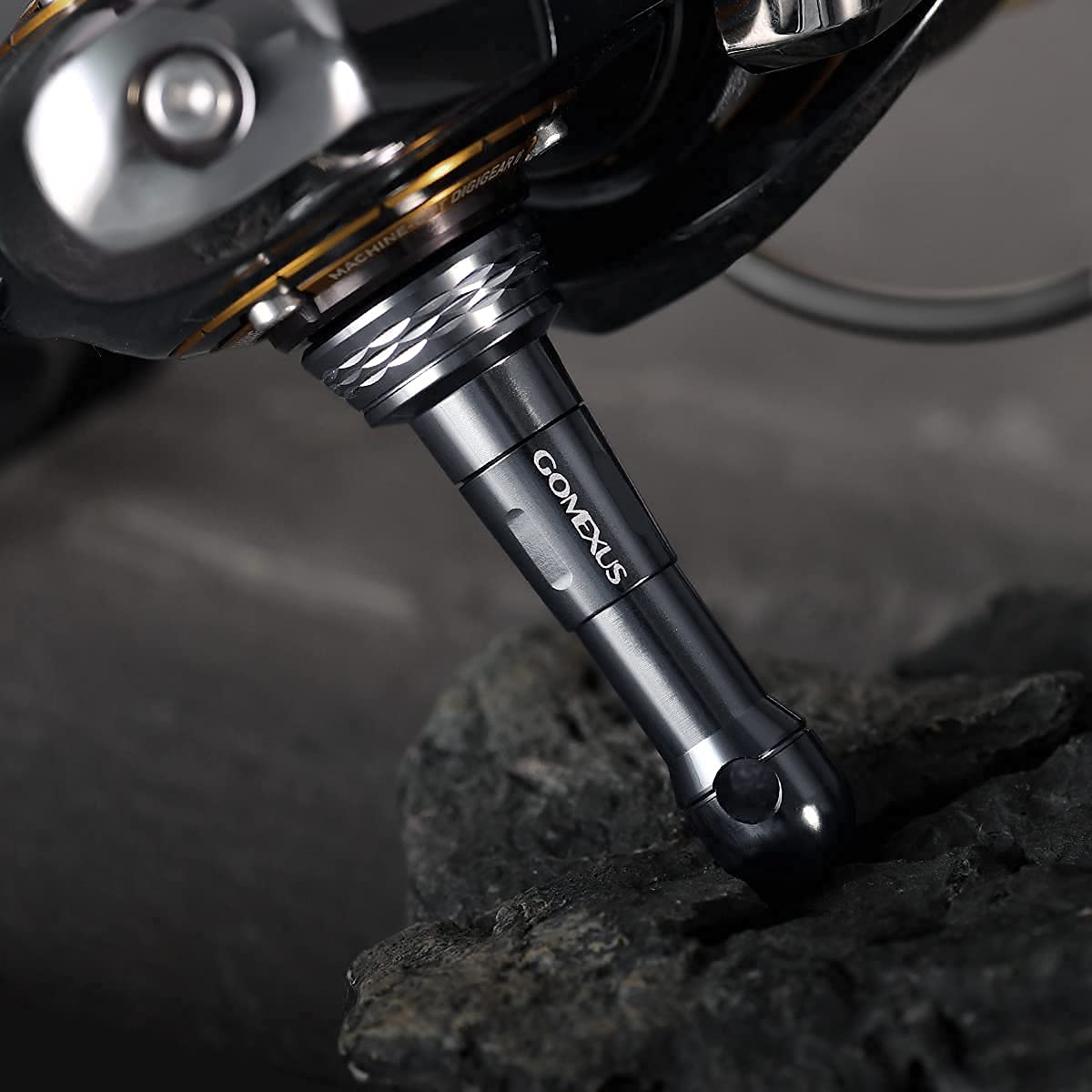 GOMEXUS Soporte Antirayaduras de Carrete Plegable 48mm para Shimano Stella Vanquish 1000-4000 Daiwa Exsit Spinning Reel Stand