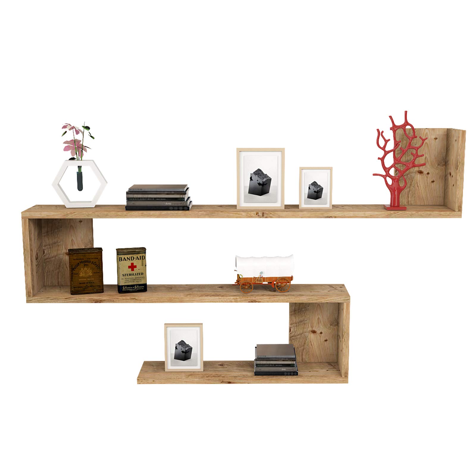 Sterke wandplank met hoog draagvermogen – Boekenplanken op maat