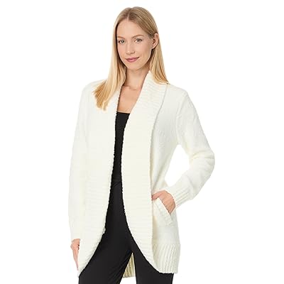 Barefoot Dreams CozyChic(r) Chenille Shawl Cardigan Women