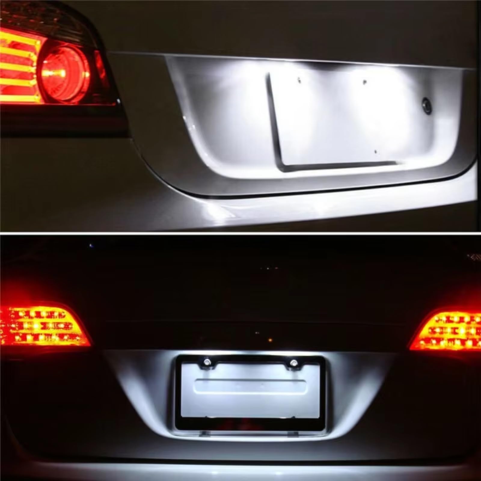 Gruppo Ottico Posteriore Per auto camion rimorchi moto barca 2 X 12 V-24 V 6 LED numero targa luce lampada fanale posteriore universale Fanale Posteriore