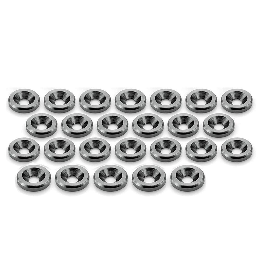 25 Pcs Fender Bumper Washer Bolt 6061 T6 Grade M6x20mm CNC Finishing