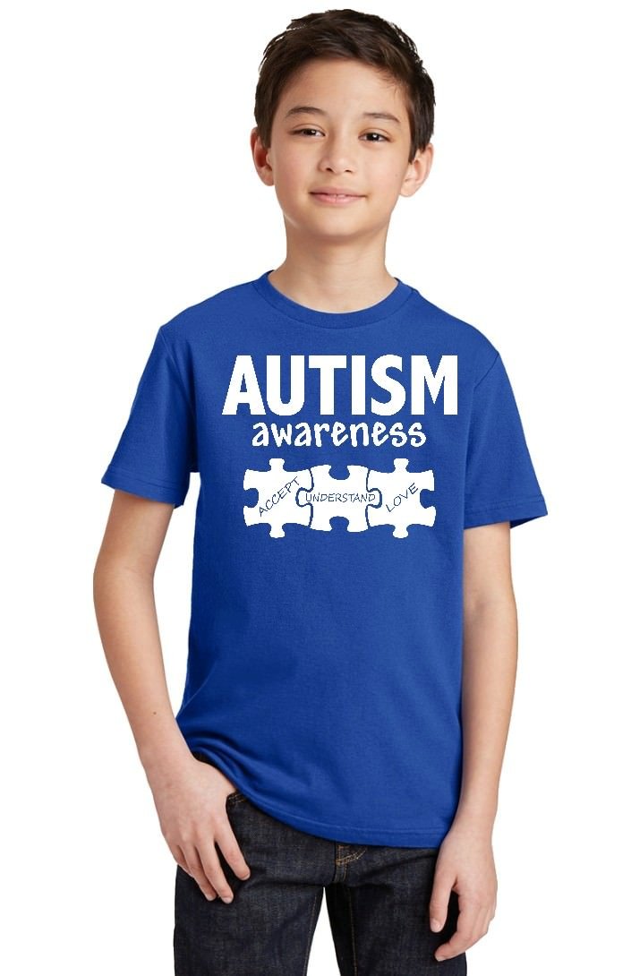 Promotion & BeyondAutism Awareness Support Jigsaw Puzzle Youth T-Shirt