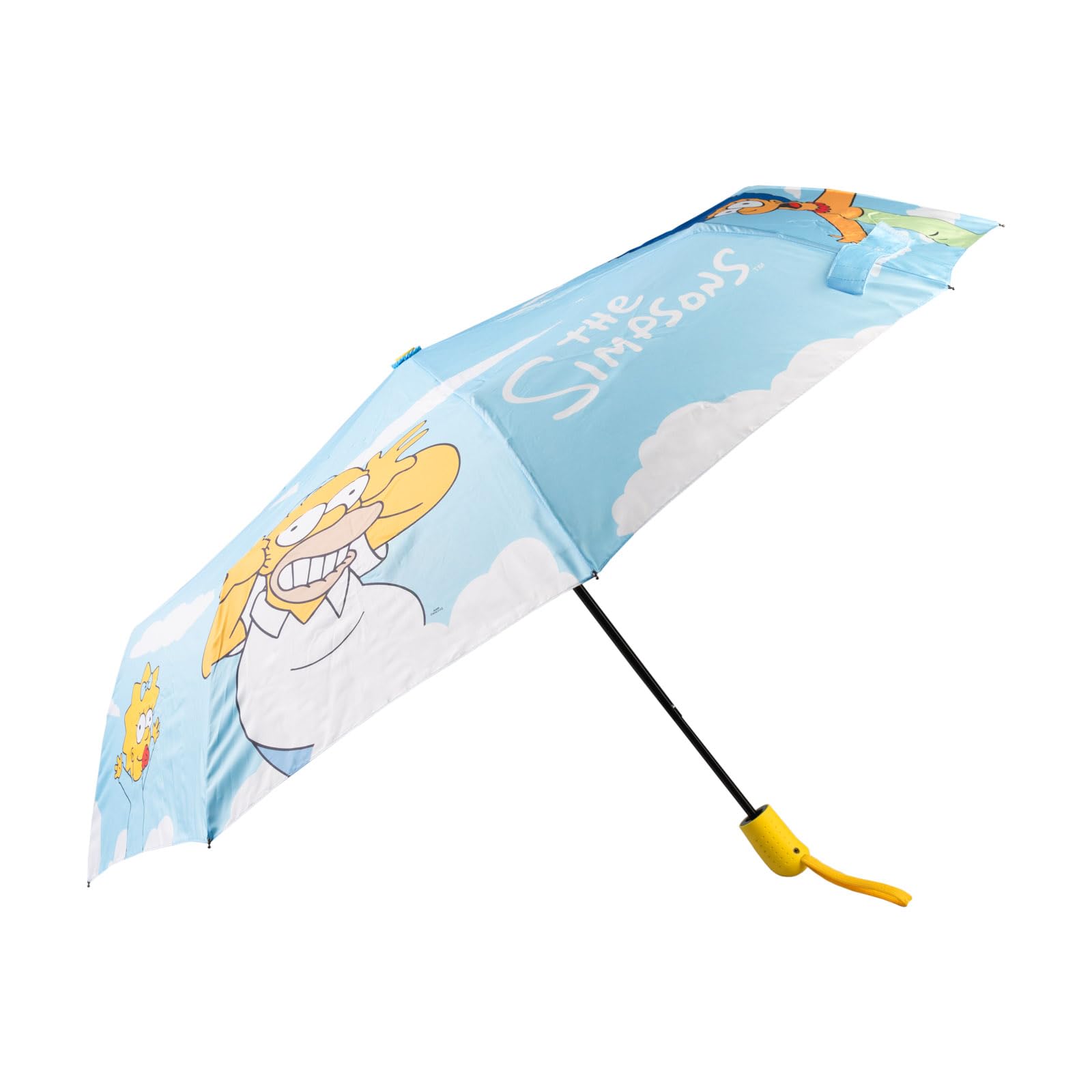 Grupo Erik Compact Umbrella - The Simpsons Gifts | Lightweight, Foldable & With Cover, Small Travel Umbrella Kids | The Simpsons Merchandise, Gifts Under 20 Pounds