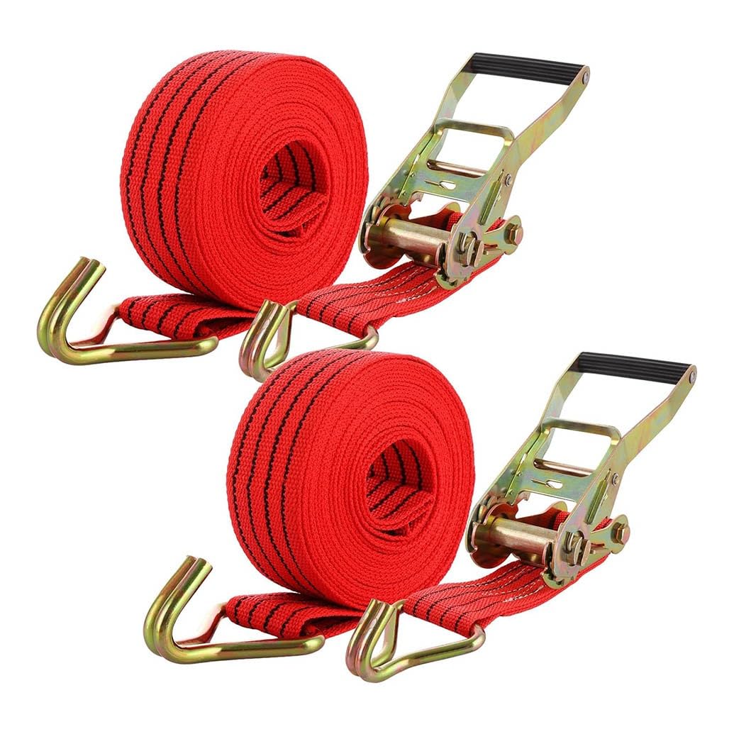 2 Pezzi Cinghie A Cricchetto Resistenti Set Di Cinghie Di Fissaggio Da 50mm Cinghie Fissaggio Con Cricchetto Per Il Fissaggio Di Camion E Il Raggruppamento Di Merci(W5cm/1.96in,L8m/314in)