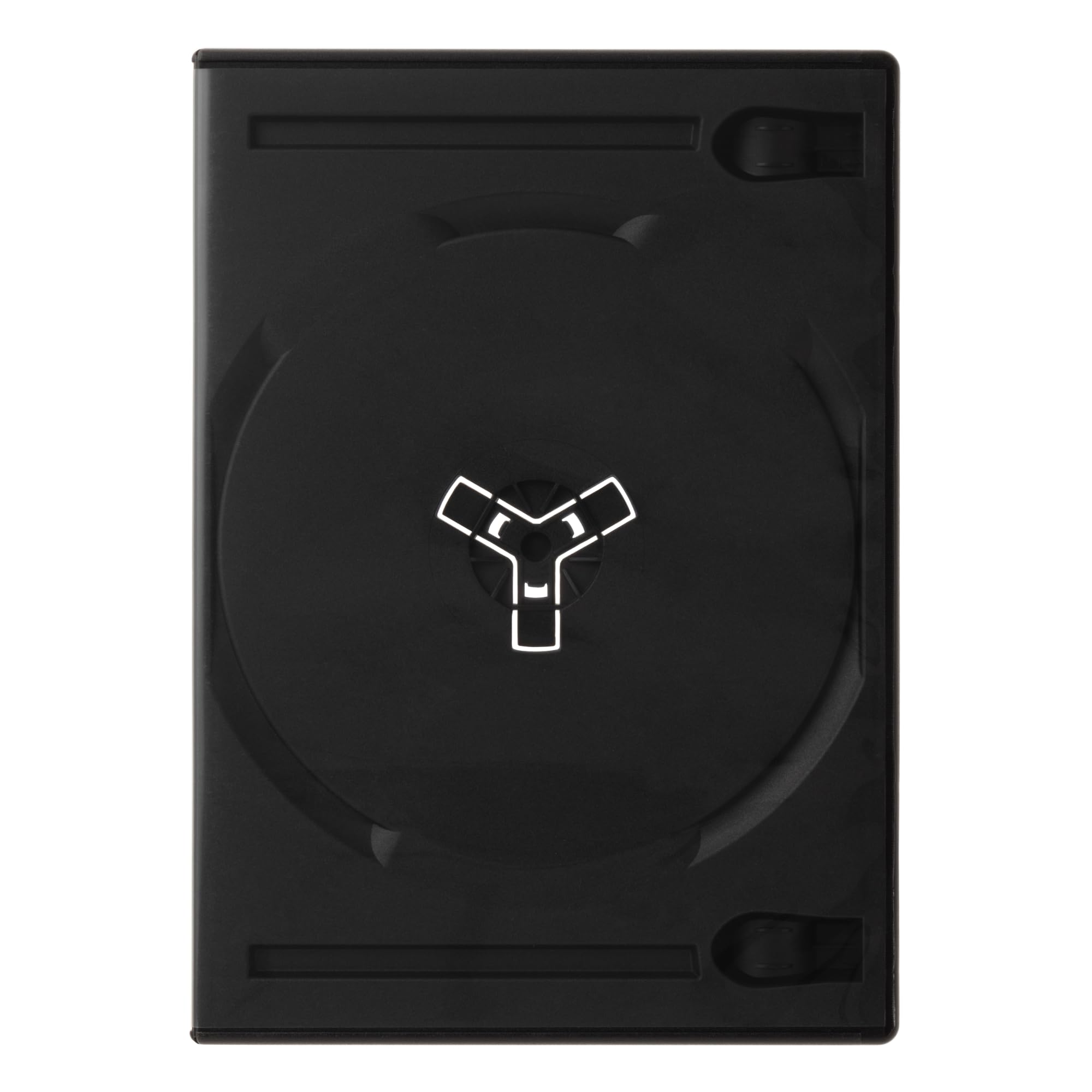 Amazon.co.jp: COMCOM 14mm厚DVDトールケース 2枚収納 黒 100個セット