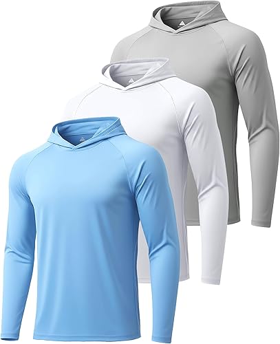 ZITY Fishing Shirts for Men Long Sleeve UPF 50+ T Shirt Sun Protection Tee Shirt Men's Long-sleeved Sun Protection Running Shirts for Men