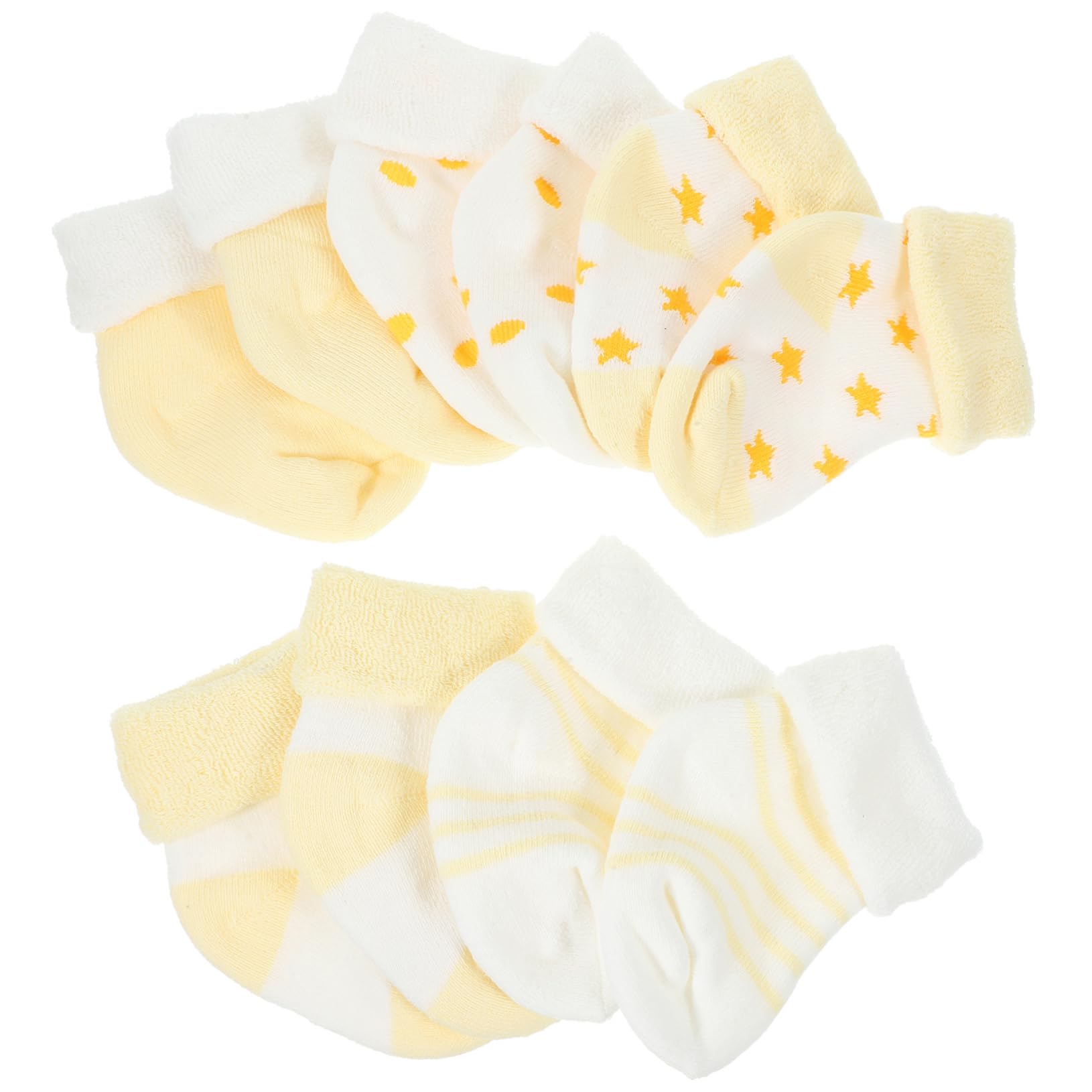 CONGARTENO Soft Newborn Toddler Socks 5 Pairs Warm Winter Socks High Ankle for Boys Girls