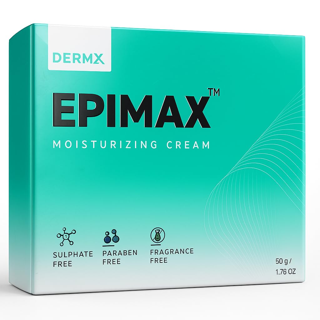 New_Epimax Moisturizing Cream | Hydrating & Nourishing Formula for Dry and Sensitive Skin | Sulphate-Free, Paraben-Free & Fragrance-Free Daily Moisturizer for Soft, Smooth, Healthy Skin – (50gm)-image-8