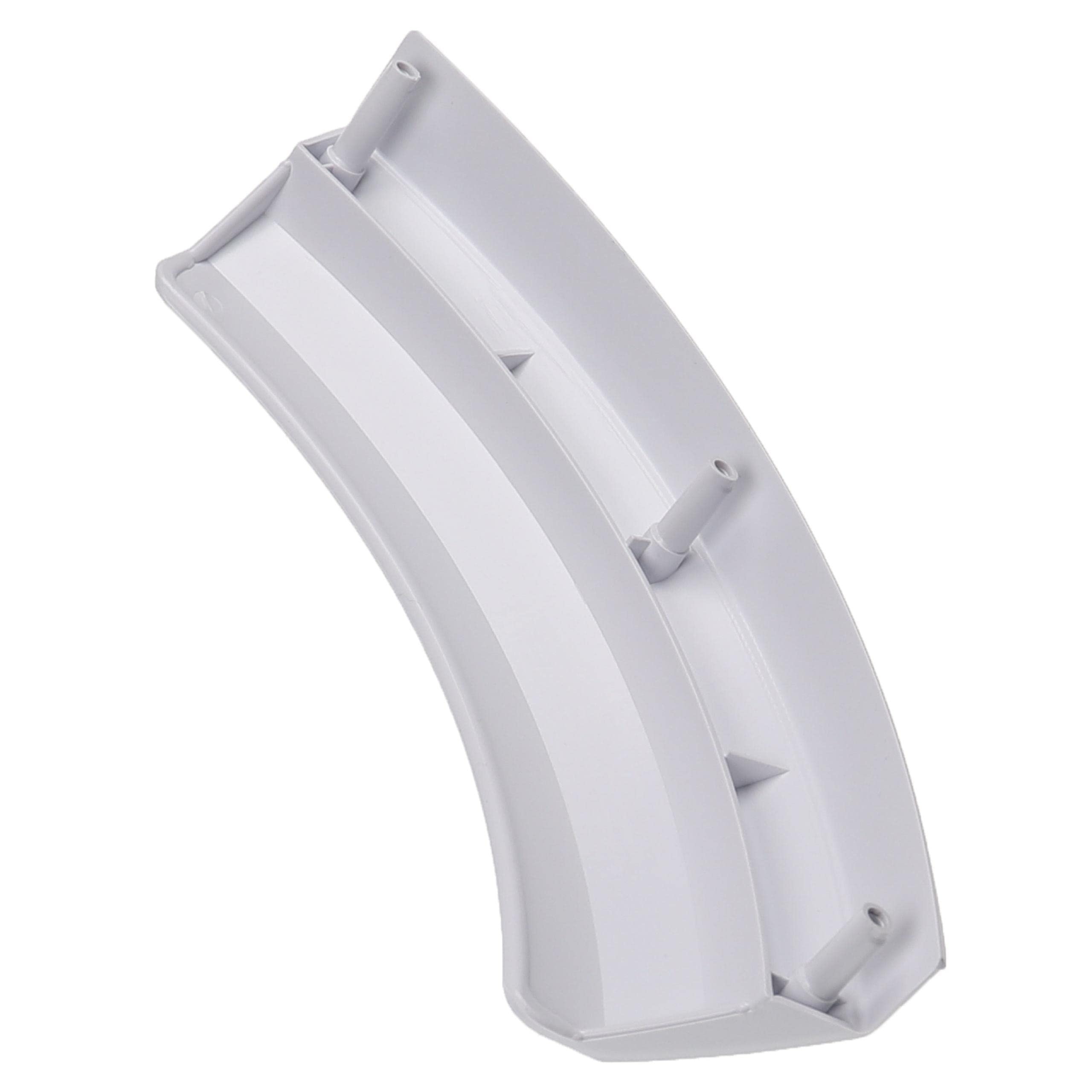 vhbw Klamka do drzwi kompatybilna z Bosch Maxx 7 Sensitive WTE84302FF, WTE84302FG, WTE84381SN, WTE84382SN, WTE843A1, WTE843A2, WTE86101IT, WTE86102 suszarka