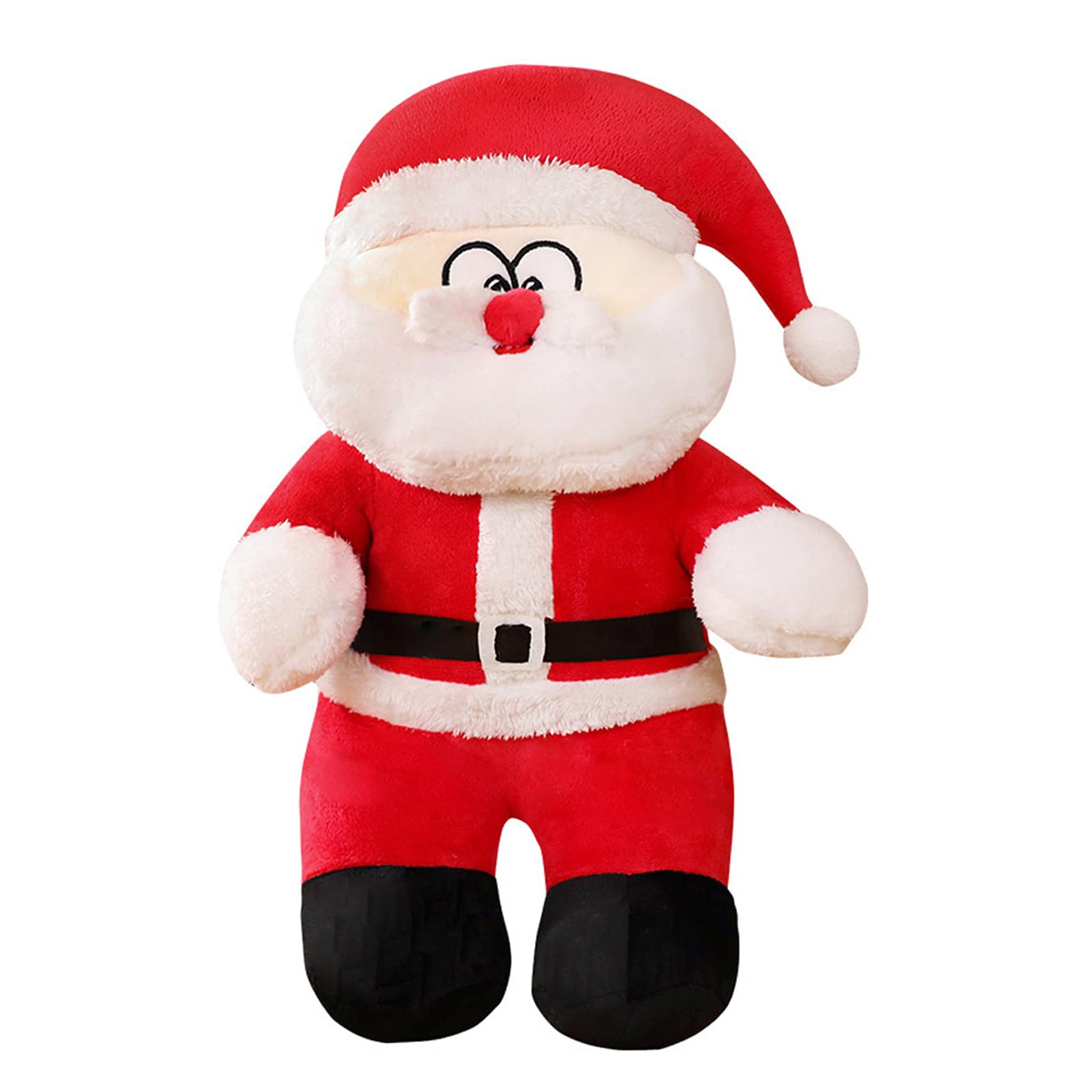 Jazuaiao Christmas Santa Doll Pillow Plush Toy Merry Decorations for Home Ornament Festival Birthday Gifts Home Pillow Doll