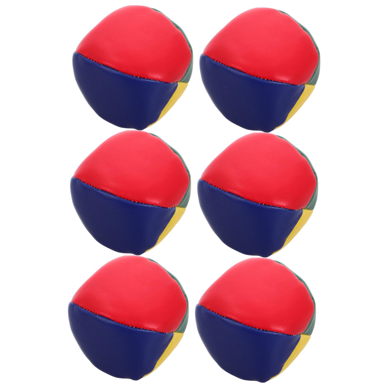 Mipcase Family Carnival Toss Game 6 Pack Small Bean Bags for Preschooler Bean Bag Toss Set Game Sandbags Safe Pu Material Toys