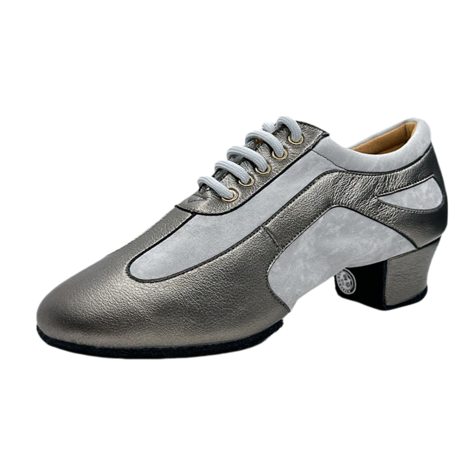 Hixingo Chaussures de Danse Grand Confort Femme Talon 3.5 CM, Chaussures de Danse Latine Femme Bout Fermé pour Salsa Bachata, Jazz, Latin, Standard, Rumba, Cha Cha