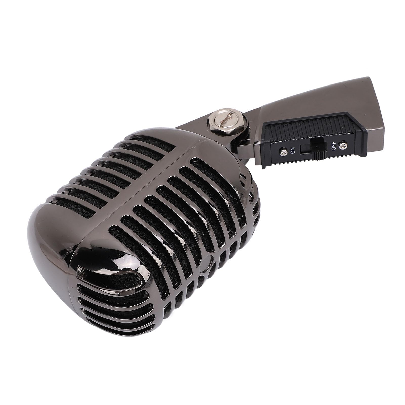 SIXRUN Antiguo Micrófono Vocal Dinámico Vintage Construcción Robusta Cardioide Ideal para Voces e Interpretaciones de Instrumentos