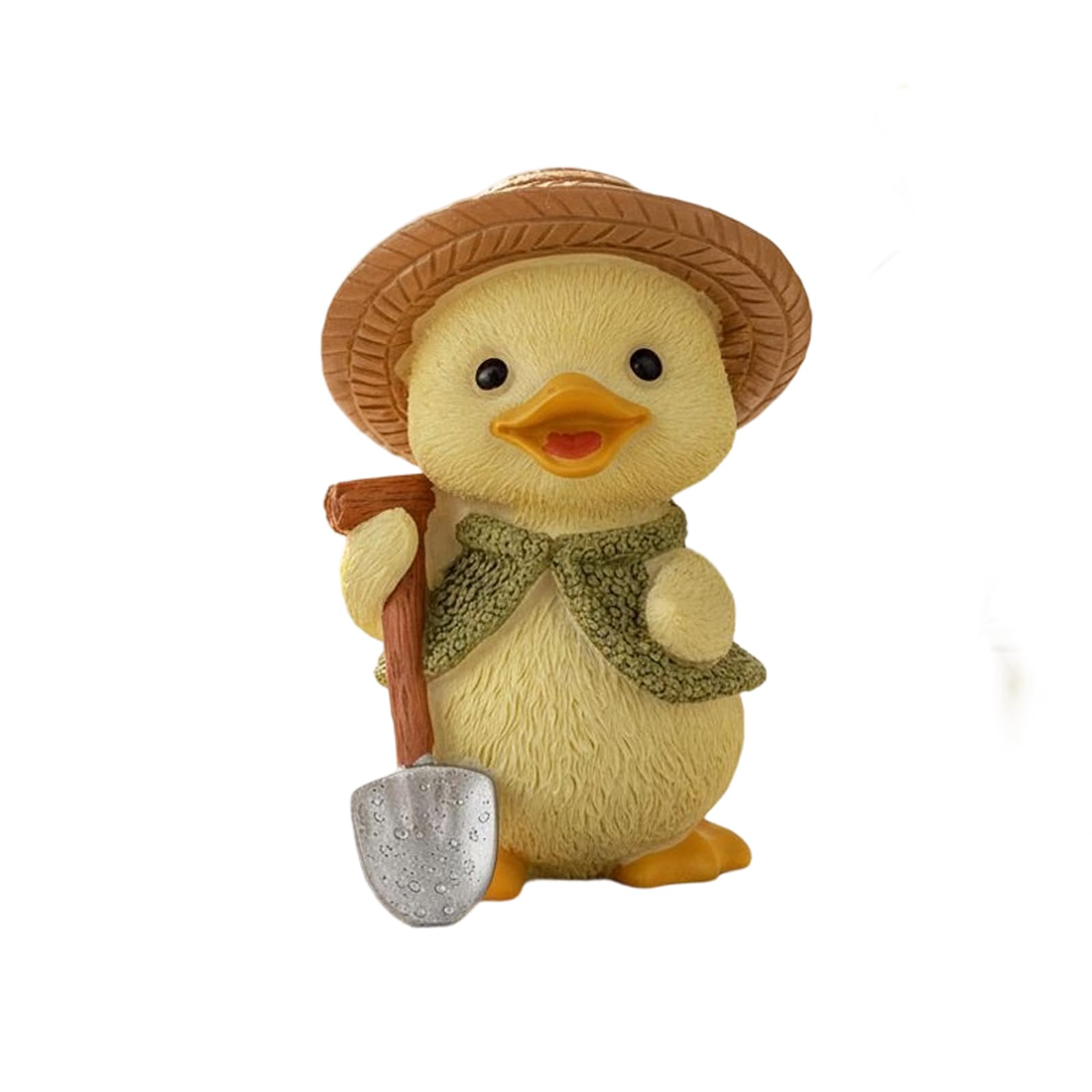 Buxuaaaa Fishing Duckling Statue Aquarium Decor Outdoor Garden Ornament Resin Resin Aquarium Decorations