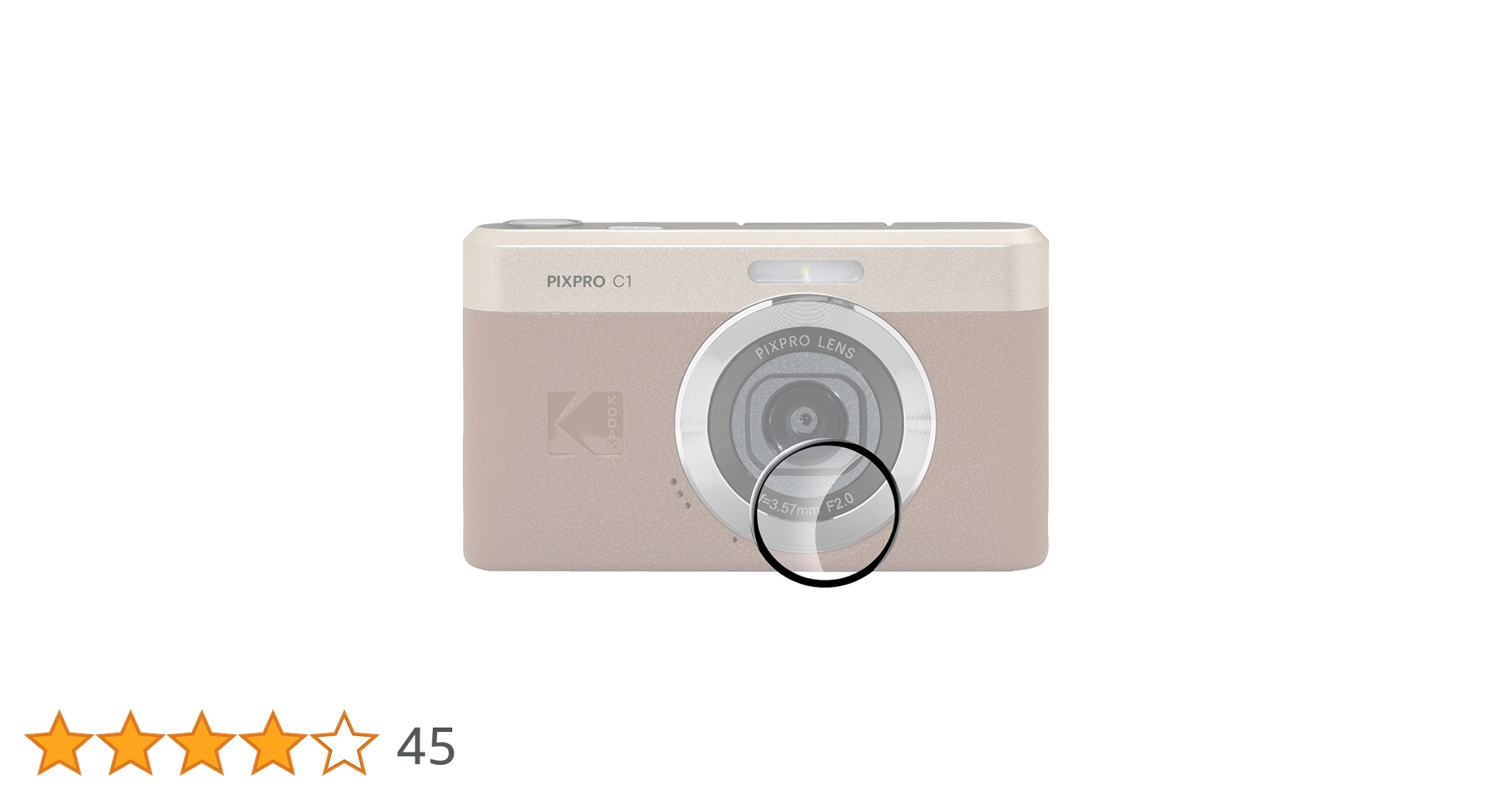 Amazon | 【1枚】KODAK Pixpro C1 カメラ レンズ 保護フィルム [HVUYAL