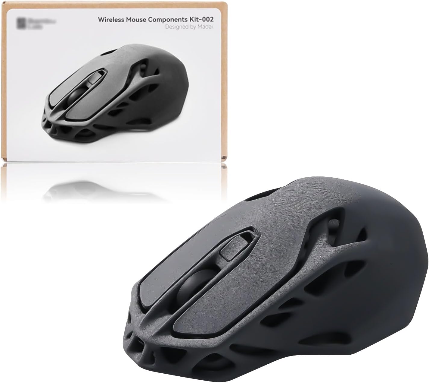 Original Bamboo lab Makerworld MH002 3D Printed Wireless Mouse Model Components DIY Creative Models-Compatible with Bambulab P1P/P1S,A1/A1 Mini,X1/X1C/X1E 3D Printers-Prints NOT Included