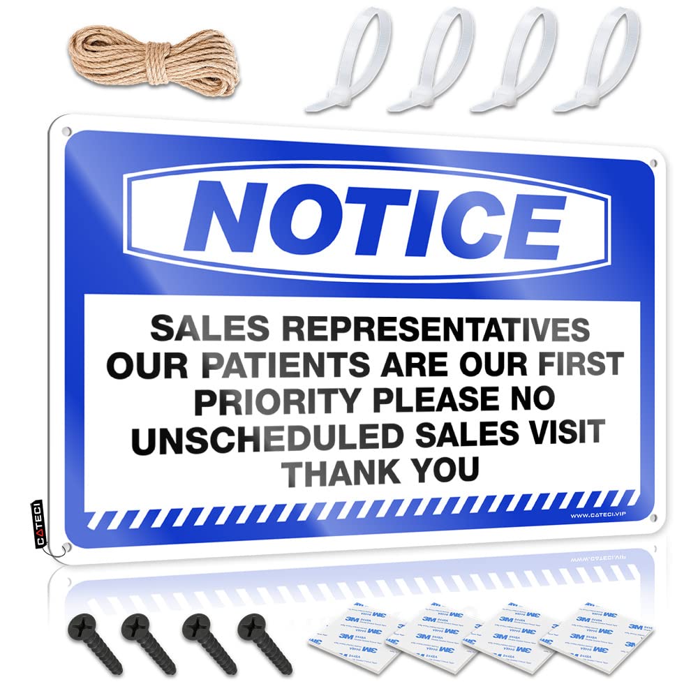 HELIOFORGE Funny Outdoor Decor Notice Sales Representatives Our Patients Are Tin Sign Funny Kitchen Decor Bar Posters(30X40CM)