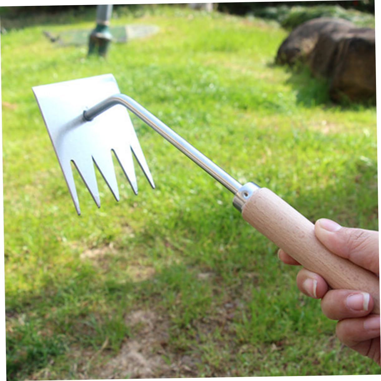 BESTonZON 4 Stück Ergonomischer Unkrautstecher Multifunktionales Gartenwerkzeug zum Entfernen von Gras und Moos für Präzises Jäten Pflasterfugen und Beeten und Langlebig Mit Speziellen