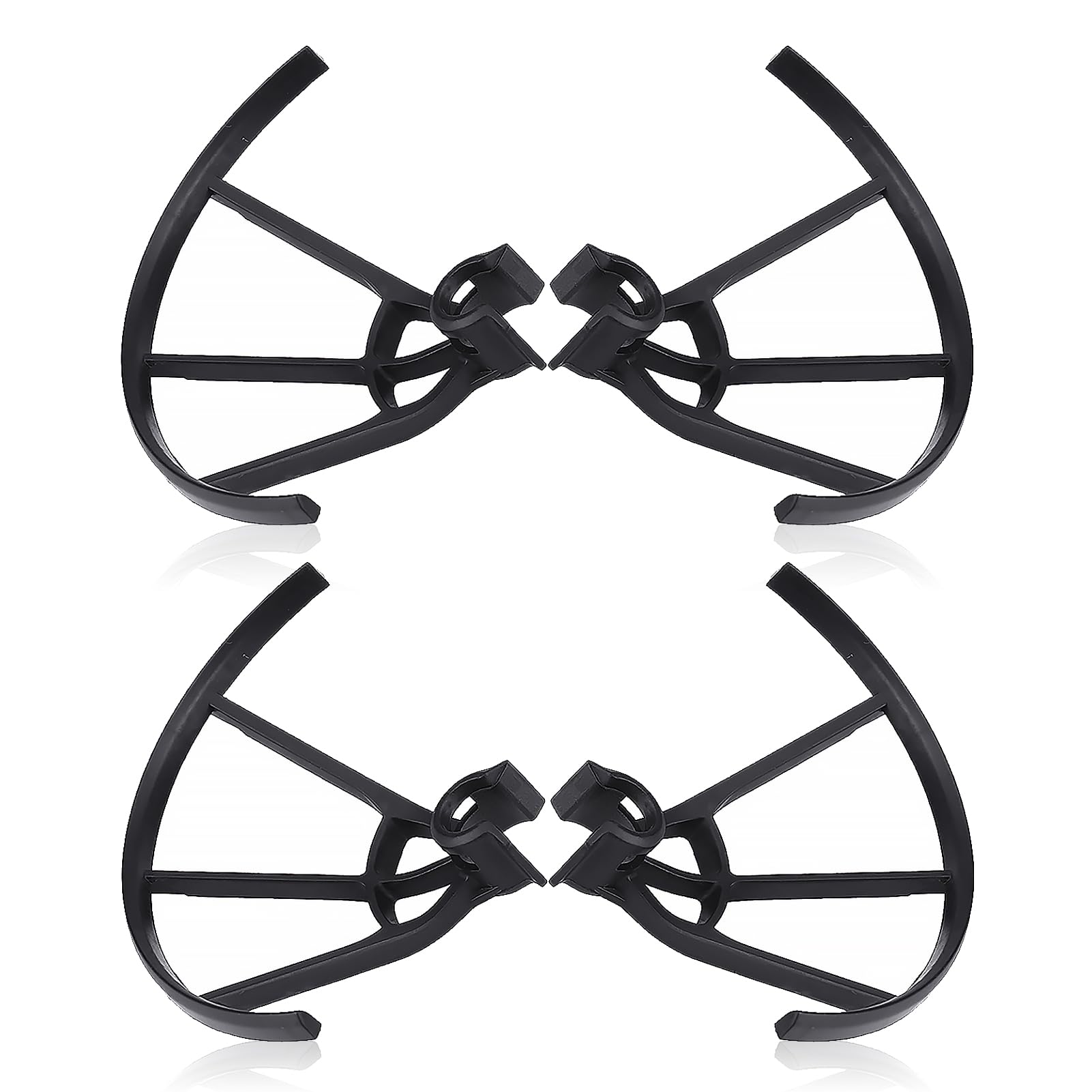 Oumefar 4pcs Drone Propeller Guard Cover Plastic Propeller Sheets Protectors Propeller for DJI Tello Quadcopter