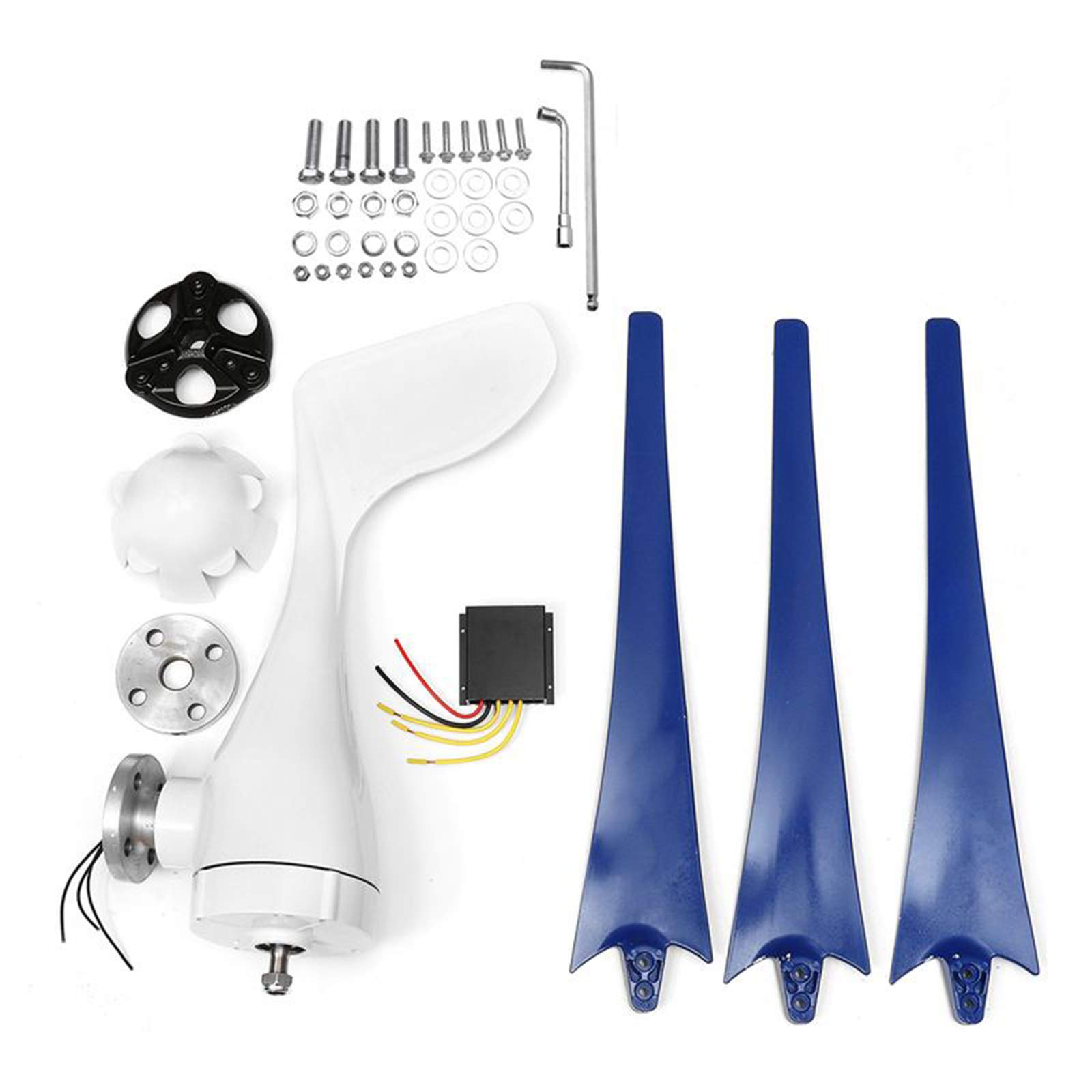 Amazon.com: Blue Wind Turbines Generator 8000W, Wind Generator with Charge  Controller Windmill Energy Wind Turbine Energy Generators 12/24/48V :  Patio, Lawn & Garden