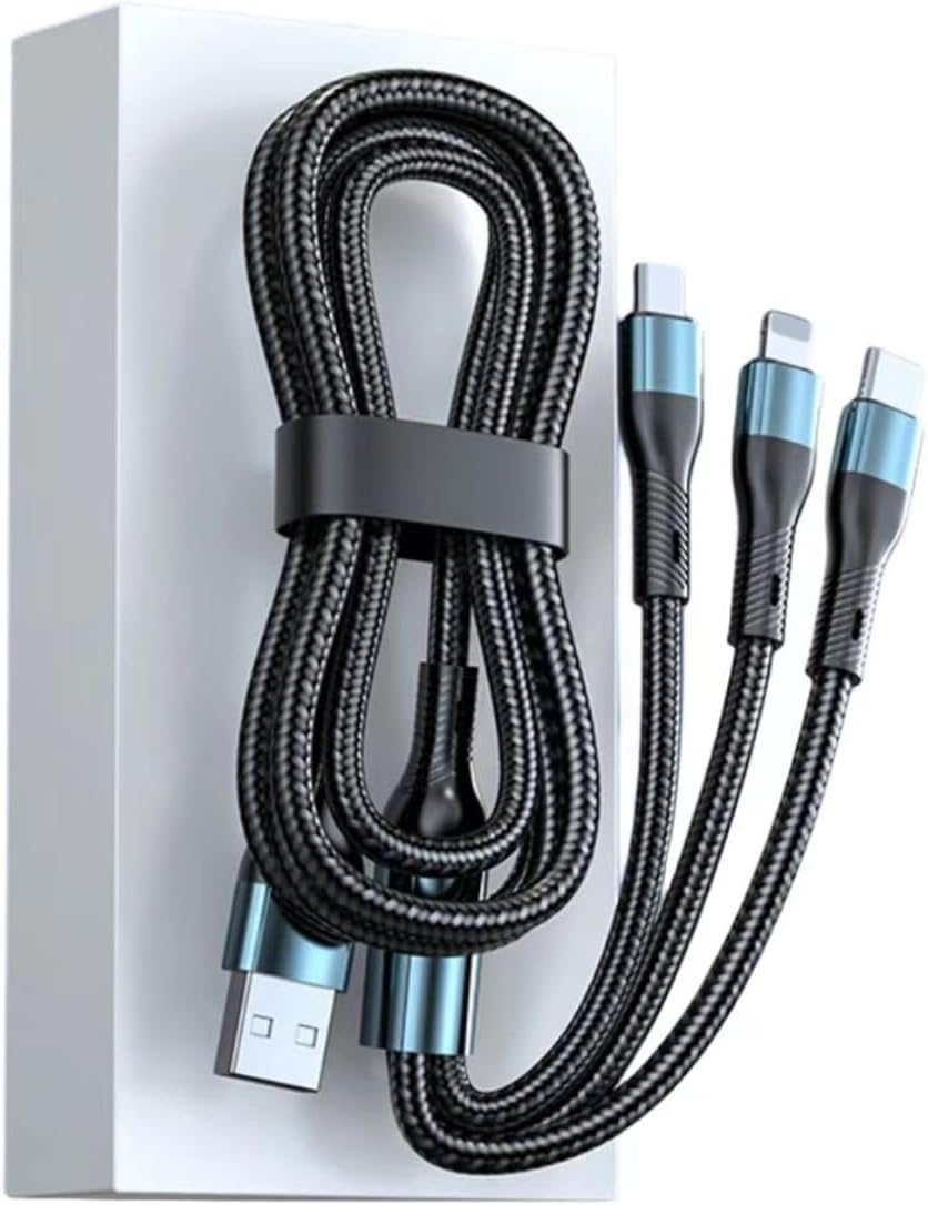 3-in-1 USB Fast Charging Cable...