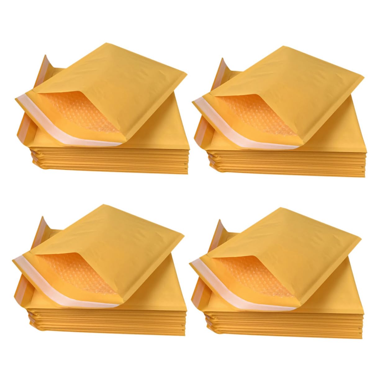 ARTIBETTER 50pcs Kraft Bubble Mailer Moving Bag Tear Resistant Shockproof Packaging Pouches for Shipping Packaging Bag
