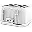 Breville VTT470 Impressions 4-Slice Toaster with High-Lift and Wide Slots, White