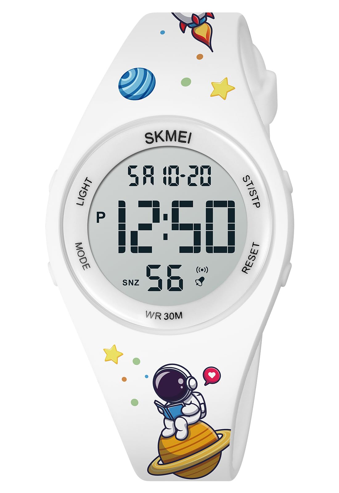 FANMIS Fashion Women Men Digital Sports Watch Student Electronic Outdoor Sport Watch Military Multi-Function Luminous Waterproof Watch Unisex LED Digital Watch, Z Astronaut, Fashion (B0CG637XTW) Amazon Price History, Amazon Price Tracker