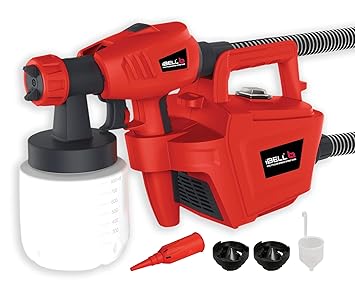 IBELL HVLP Paint Sprayer SG80-27, 800W, Copper Armature, Maximum Flow 1000ml/min, Paint Reservoir 800ml, Adjustable Spray Patterns and Detachable Design