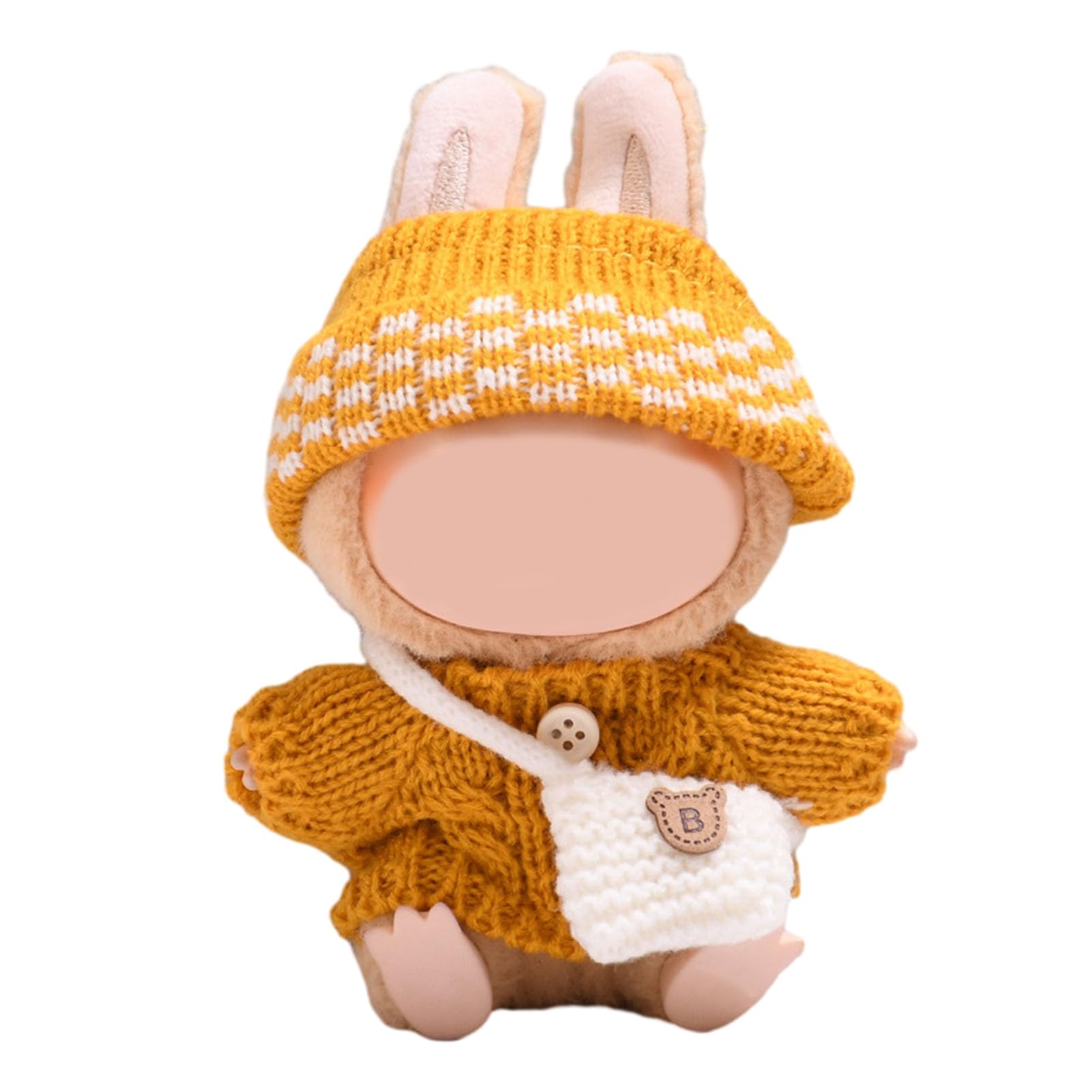 matumou Clothes Cute Sweater Hat Set for 17cm Dolls Clothing Replacement Outfits for Theme Parties And Photo Shoots