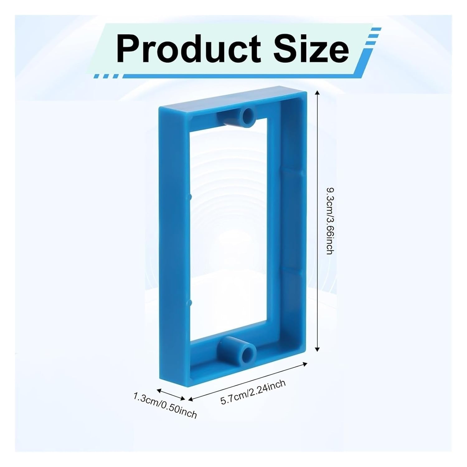 Outlet Box Extender Outlet Box Extender 6pcs 1/2Inch Single Gang Receptacle Extenders with Screws