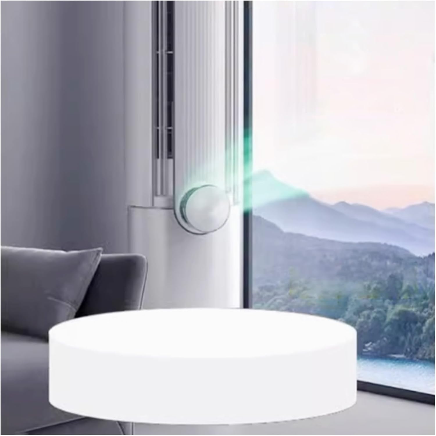 White Round Pedestal Stand - 40x15cm Cylinder Display Base for Parties, Bridal Shops, Collectibles & Events - Elegant Riser Table for Showcase & Decoration