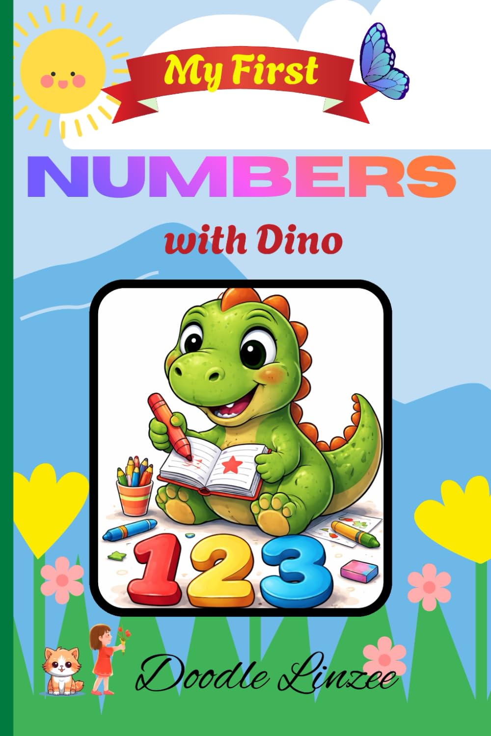 My First Numbers with Dino: Count, Color and Roar!