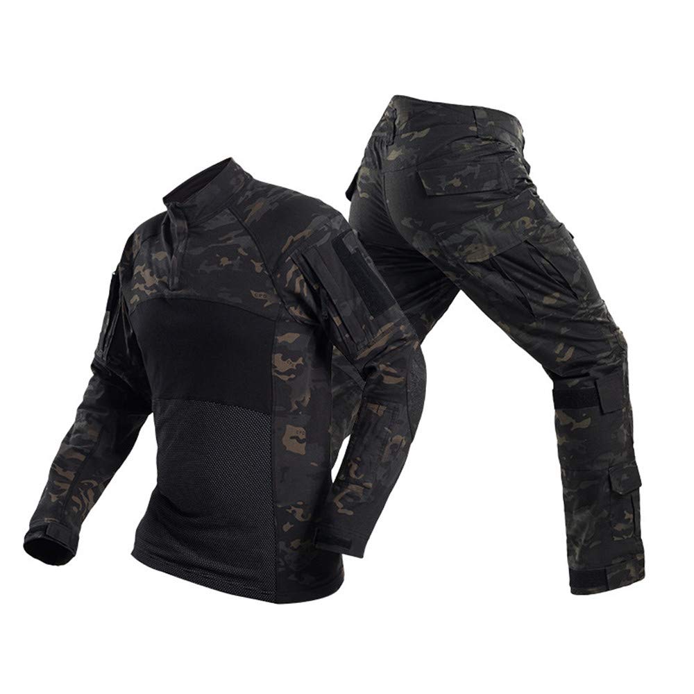 NogaNew Series Commando Camouflage Frog Suits Camouflage Pants Tactical Pants Jungle Camouflage Army Uniform