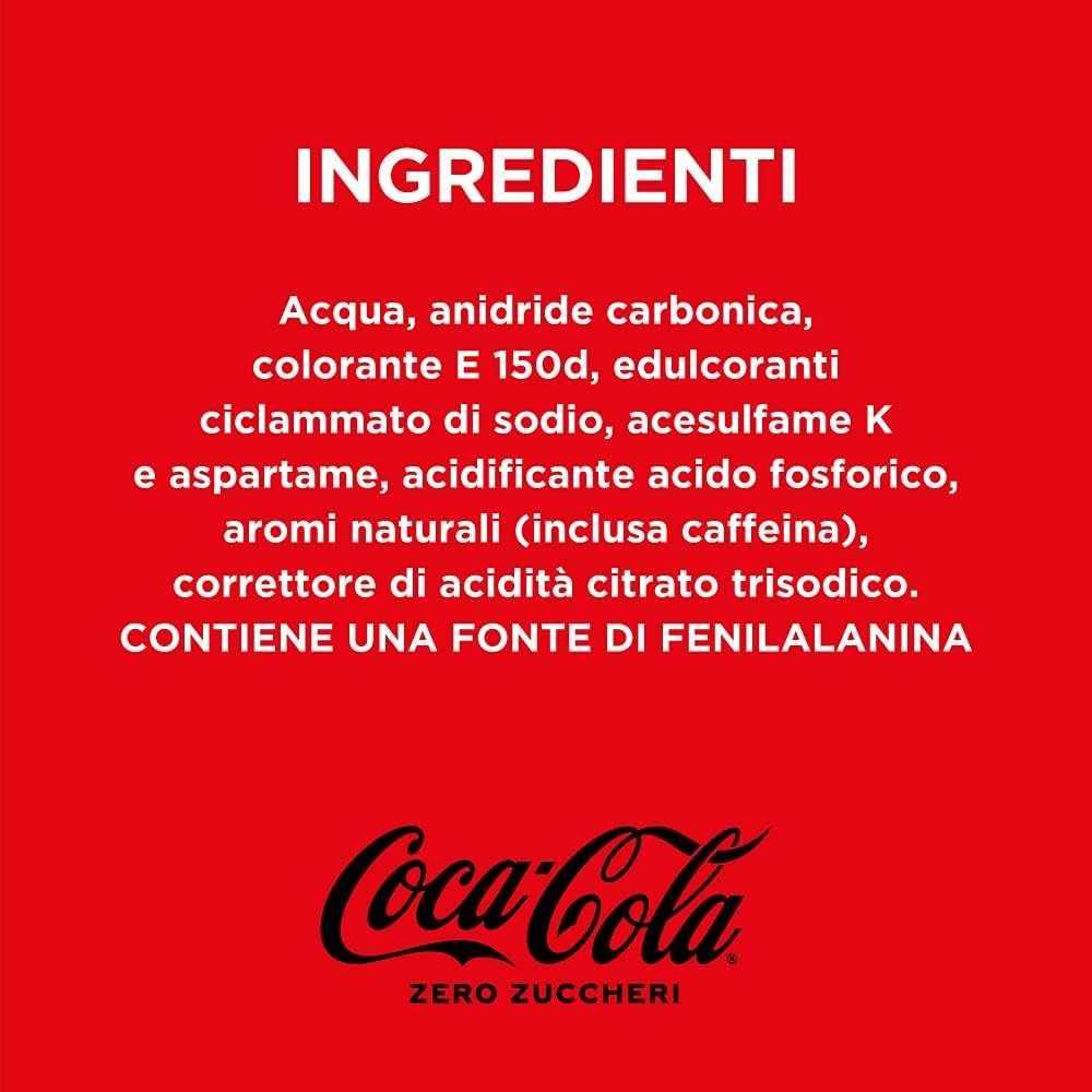 Italian Gourmet Zero Sugar Bibita Zero Zuccheri Dose Erfrischung 72 x 250ml | Kalorienarm gesüßt, gusto intenso in lattina mini, 100% recycelbar, ideale, Gesamtnettogewicht 18 L + Kostenlos Polpa 400g